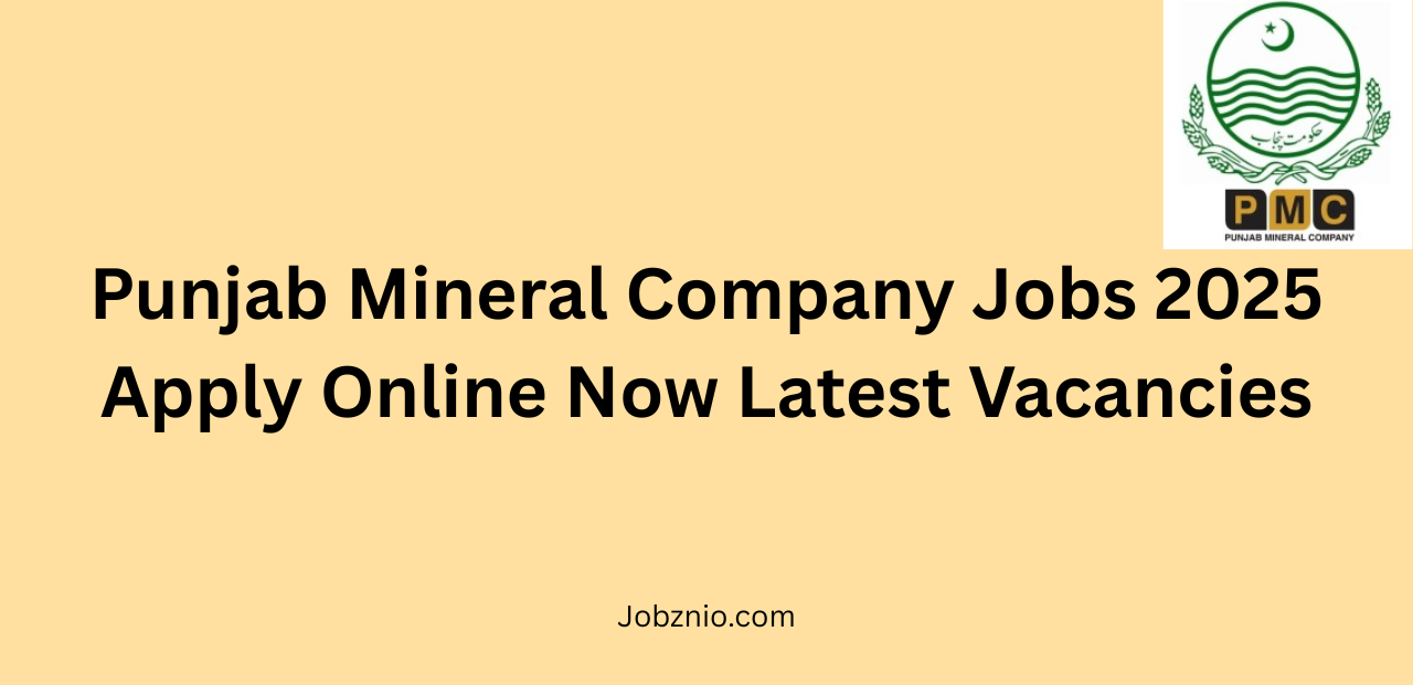 Punjab Mineral Company Jobs 2025